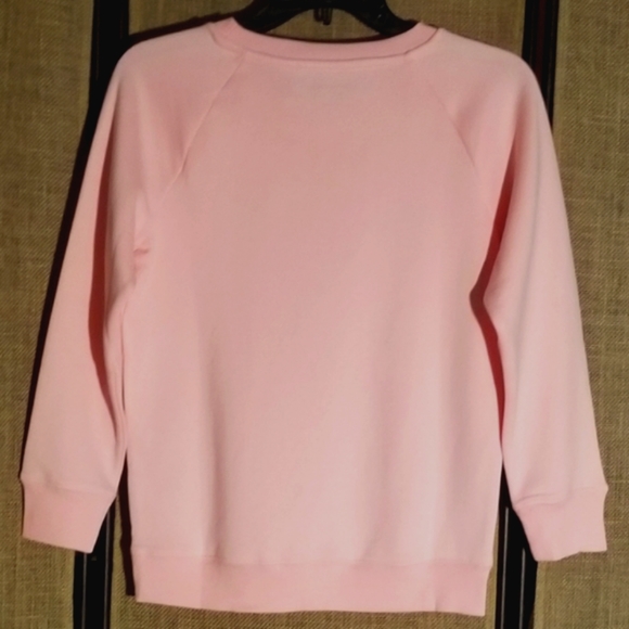 NWT, CHAMPION Girl's Classic Pink Pullover Sweatshirt, Large - Picture 4 of 9